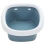 Weiße und blaue Katzentoilette aus PP, 58 x 39 x 17 cm von vidaXL, Katzentoiletten - Ref: Foro24-171803, Preis: 33,01 €, Raba...