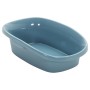 Weiße und blaue Katzentoilette aus PP, 58 x 39 x 17 cm von vidaXL, Katzentoiletten - Ref: Foro24-171803, Preis: 33,01 €, Raba...