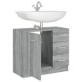 Sonoma gray plywood sink cabinet 63x30x54cm by vidaXL, Bathroom furniture - Ref: Foro24-815631, Price: 71,17 €, Discount: %