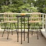 Kitchen stools 2 units made of PE rattan and steel 45x56x103.5 cm by vidaXL, Garden chairs - Ref: Foro24-319430, Price: 186,9...