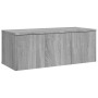 Sonoma gray plywood TV cabinet 80x34x30 cm by vidaXL, TV Furniture - Ref: Foro24-815499, Price: 57,99 €, Discount: %