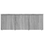 Sonoma gray plywood TV cabinet 80x34x30 cm by vidaXL, TV Furniture - Ref: Foro24-815499, Price: 57,99 €, Discount: %