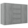 Sonoma gray plywood sideboard 88x30x65 cm by vidaXL, Sideboards - Ref: Foro24-815370, Price: 97,99 €, Discount: %