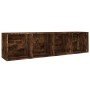 Smoked oak plywood shelving/TV cabinet 36x30x143cm by vidaXL, Bookcases and shelves - Ref: Foro24-815246, Price: 62,99 €, Dis...