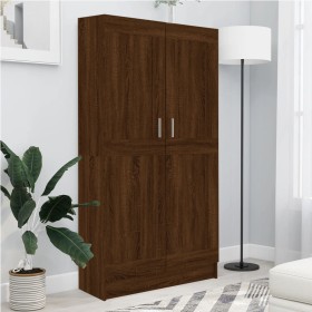 Oak brown plywood shelf 82.5x30.5x150 cm by vidaXL, Bookcases and shelves - Ref: Foro24-815614, Price: 151,18 €, Discount: %