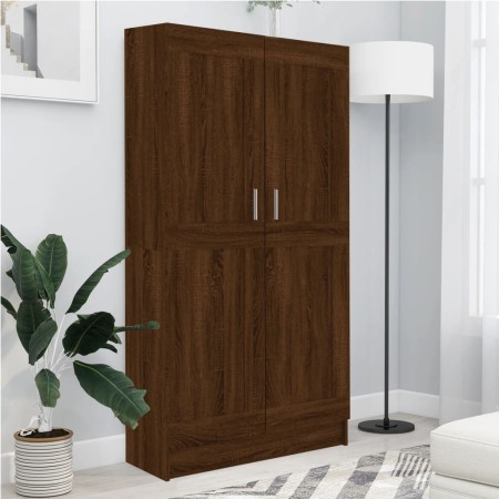 Regal aus eichenbraunem Sperrholz, 82,5 x 30,5 x 150 cm von vidaXL, Bücherregale und Regale - Ref: Foro24-815614, Preis: 150,...