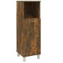 Armario de baño madera contrachapada roble ahumado 30x30x95 cm de vidaXL, Muebles de baño - Ref: Foro24-815606, Precio: 48,79...