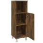 Armario de baño madera contrachapada roble ahumado 30x30x95 cm de vidaXL, Muebles de baño - Ref: Foro24-815606, Precio: 48,79...