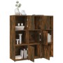 Regal aus geräuchertem Eichensperrholz, 90 x 30 x 90 cm von vidaXL, Bücherregale und Regale - Ref: Foro24-815549, Preis: 89,9...