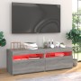 Muebles de TV 2 uds con luces LED gris Sonoma 60x35x40 cm de vidaXL, Muebles TV - Ref: Foro24-815681, Precio: 83,02 €, Descue...