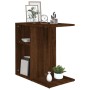 Mesa auxiliar de madera contrachapada marrón roble 50x30x50 cm de vidaXL, Mesas auxiliares - Ref: Foro24-815851, Precio: 29,9...