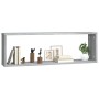 Cubic wall shelf 2 units gray Sonoma wood 80x15x26.5cm by vidaXL, Shelves and shelves - Ref: Foro24-815918, Price: 33,99 €, D...