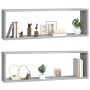 Cubic wall shelf 2 units gray Sonoma wood 80x15x26.5cm by vidaXL, Shelves and shelves - Ref: Foro24-815918, Price: 33,99 €, D...