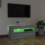 TV cabinet with LED lights Sonoma gray 90x35x40 cm by vidaXL, TV Furniture - Ref: Foro24-815691, Price: 75,17 €, Discount: %