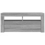 TV cabinet with LED lights Sonoma gray 90x35x40 cm by vidaXL, TV Furniture - Ref: Foro24-815691, Price: 75,17 €, Discount: %