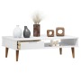 Solid white pine wood MOLDE coffee table 100x55x31 cm by vidaXL, Coffee table - Ref: Foro24-350529, Price: 94,73 €, Discount: %