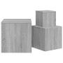 Mesitas auxiliares 3 piezas madera contrachapada gris Sonoma de vidaXL, Mesas auxiliares - Ref: Foro24-815988, Precio: 82,58 ...