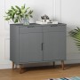 MOLD sideboard solid gray pine wood 90x40x80 cm by vidaXL, Sideboards - Ref: Foro24-350548, Price: 172,62 €, Discount: %