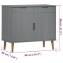 MOLD sideboard solid gray pine wood 90x40x80 cm by vidaXL, Sideboards - Ref: Foro24-350548, Price: 172,62 €, Discount: %