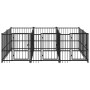 Outdoor steel dog kennel 5.63 m² by vidaXL, Dog kennels and fences - Ref: Foro24-3124580, Price: 541,12 €, Discount: %