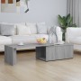 Sonoma gray plywood coffee table 150x50x35 cm by vidaXL, Coffee table - Ref: Foro24-815469, Price: 81,89 €, Discount: %