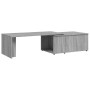 Mesa de centro de madera contrachapada gris Sonoma 150x50x35 cm de vidaXL, Mesas de centro - Ref: Foro24-815469, Precio: 76,7...