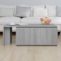 Mesa de centro de madera contrachapada gris Sonoma 150x50x35 cm de vidaXL, Mesas de centro - Ref: Foro24-815469, Precio: 76,7...