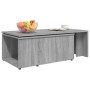 Mesa de centro de madera contrachapada gris Sonoma 150x50x35 cm de vidaXL, Mesas de centro - Ref: Foro24-815469, Precio: 76,7...