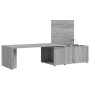 Mesa de centro de madera contrachapada gris Sonoma 150x50x35 cm de vidaXL, Mesas de centro - Ref: Foro24-815469, Precio: 76,7...