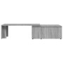 Mesa de centro de madera contrachapada gris Sonoma 150x50x35 cm de vidaXL, Mesas de centro - Ref: Foro24-815469, Precio: 76,7...