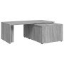 Mesa de centro de madera contrachapada gris Sonoma 150x50x35 cm de vidaXL, Mesas de centro - Ref: Foro24-815469, Precio: 76,7...