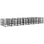 Steel outdoor kennel 13.14 m² by vidaXL, Dog kennels and fences - Ref: Foro24-3124584, Price: 1,00 €, Discount: %