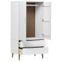 MOLDE solid white pine wood cabinet 90x55x175 cm by vidaXL, Wardrobes - Ref: Foro24-350523, Price: 318,90 €, Discount: %