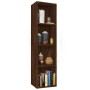 Estantería/mueble TV contrachapada marrón roble 36x30x143 cm de vidaXL, Librerías y estanterías - Ref: Foro24-815248, Precio:...