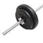 Bar and weight set 30 kg by vidaXL, free weight - Ref: Foro24-93588, Price: 108,33 €, Discount: %