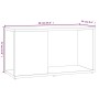 TV-Möbel Sperrholz Räuchereiche 60x24x32 cm von vidaXL, TV-Möbel - Ref: Foro24-816029, Preis: 28,77 €, Rabatt: %