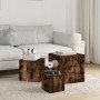 3-piece smoked oak plywood side tables by vidaXL, Side tables - Ref: Foro24-815987, Price: 78,18 €, Discount: %