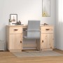 Desk with solid pine wood cabinets 135x50x75 cm by vidaXL, Desks - Ref: Foro24-3107844, Price: 210,82 €, Discount: %