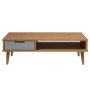 MOLDE coffee table solid brown pine wood 100x55x31 cm by vidaXL, Coffee table - Ref: Foro24-350528, Price: 66,99 €, Discount: %