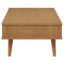 Mesa de centro MOLDE madera maciza de pino marrón 100x55x31 cm de vidaXL, Mesas de centro - Ref: Foro24-350528, Precio: 66,32...