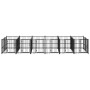 Steel outdoor kennel 11.26 m² by vidaXL, Dog kennels and fences - Ref: Foro24-3124583, Price: 1,00 €, Discount: %