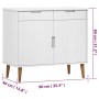 MOLD Sideboard aus massivem weißem Kiefernholz 90x40x80 cm von vidaXL, Sideboards - Ref: Foro24-350547, Preis: 163,77 €, Raba...