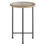 Tempered glass and steel dining table 55 cm by vidaXL, Garden tables - Ref: Foro24-319434, Price: 51,33 €, Discount: %