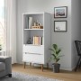 MOLDE bookcase solid white pine wood 60x35x133.5 cm by vidaXL, Bookcases and shelves - Ref: Foro24-350538, Price: 118,29 €, D...