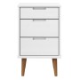 Bedside table MOLDE made of solid white pine wood 40x35x65 cm by vidaXL, Nightstands - Ref: Foro24-350499, Price: 86,60 €, Di...