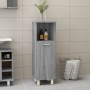 Sonoma gray plywood bathroom cabinet 30x30x95 cm by vidaXL, Bathroom furniture - Ref: Foro24-815607, Price: 52,99 €, Discount: %