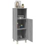 Armario de baño madera contrachapada gris Sonoma 30x30x95 cm de vidaXL, Muebles de baño - Ref: Foro24-815607, Precio: 52,59 €...