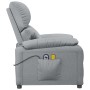 Sillón de masaje elevable tela gris claro de vidaXL, Sillones de masaje eléctricos - Ref: Foro24-3126028, Precio: 327,03 €, D...