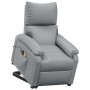 Sillón de masaje elevable tela gris claro de vidaXL, Sillones de masaje eléctricos - Ref: Foro24-3126028, Precio: 327,03 €, D...