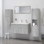 Armario de baño madera contrachapada gris Sonoma 30x30x130 cm de vidaXL, Muebles de baño - Ref: Foro24-815640, Precio: 71,74 ...